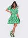 Літнє плаття із завищеною талією зеленого кольору, L(48)