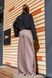 Стильні брюки палаццо коричневого кольору, S(44)