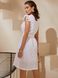 Красивое летнее платье из прошвы белого цвета, XL(50)