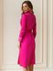 Нарядное атласное платье розового цвета, S(44)
