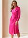 Нарядное атласное платье розового цвета, S(44)