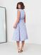 Легка літня сукня блакитного кольору з принтом, 52