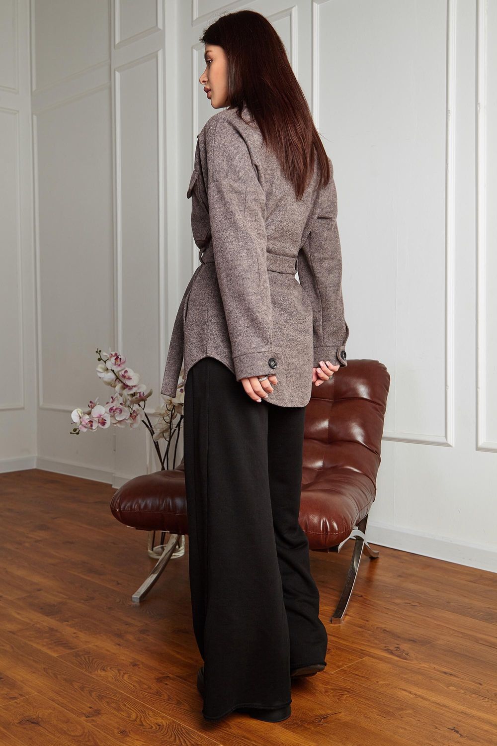 Кашемірове пальто жіноче демісезонне - фото