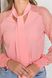 Нарядная модная блузка с гипюром цвета пудра, XL(50)