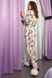 Шелковая пижама с цветочным принтом, L(48)