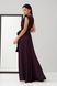 Изысканное вечернее платье из шелка фиолетового цвета, XL(50)