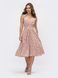 Красива літня сукня міді без рукавів рожева, S(44)