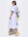 Легка сукня-сорочка з бавовни у дрібну смужку, XL(50)
