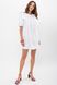 Короткое белое платье с воланами, XL(50)