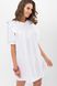 Коротке біле плаття з воланами, XL(50)
