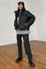 Весенняя женская куртка черного цвета, XL(50)