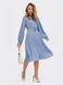 Сукня-міді зі спідницею-плісе блакитного кольору, XL(50)