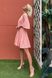 Легка літня сукня з бавовни персикового кольору, XL(50)
