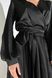 Елегантна вечірня сукня з шовку чорного кольору, XL(50)
