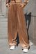 Женский велюровый спортивный костюм бежевого цвета, XL(50)