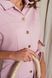 Короткое трикотажное платье рубашка розовое, XL(50)