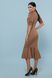 Замшеве плаття-футляр бежевого кольору, XL(50)