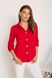 Элегантная женская рубашка красного цвета, S(44)