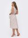 Красива літня сукня міді без рукавів біла, XL(50)