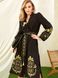 Гарна сукня вишиванка з бавовни чорного кольору, 44-46