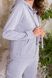 Жіночий спортивний костюм теплий з капюшоном сірий, XS(42)