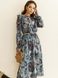 Весеннее шифоновое платье с тропическим принтом, XL(50)
