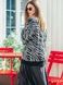 Жіночий светр оверсайз чорного кольору, 44-50