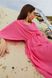 Красивая пляжная туника из шифона розовая, L(48)