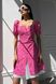 Грайливе плаття двійка рожевого кольору з принтом, XL(50)