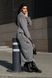 Жіноче пальто оверсайз з принтом, XL-2XL