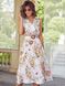Літня сукня на запах без рукавів з квітковим принтом, XL(50)