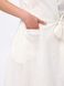 Біла літня лляна сукня на запах, XL(50)
