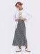 Женская юбка-полусолнце из сатин-шелка, XL(50)