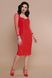 Коктейльное платье красное со вставками сетки, L(48)