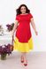Літня сукня великих розмірів червоного кольору, 48-50