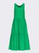 Ярусна сукня без рукавів зеленого кольору, XL(50)