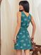 Літня льняна сукня-сарафан довжиною міні, S(44)