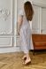 Жіноча літня сукня з принтом біла, XL(50)