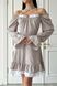 Приталена літня сукня міні з принтом, XL(50)