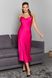 Шикарна сукня комбінація із шовку яскраво-рожевого кольору, S(44)