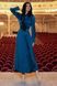 Елегантна вечірня сукня з шовку смарагдового кольору, S(44)