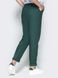 Льняные брюки на лето зеленого цвета, XS(42)