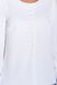 Вільна біла блузка з декоративними гудзиками, XL(50)
