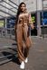 Женский спортивный костюм из велюра бежевого цвета, S(44)