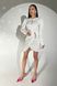 Витончена святкова сукня міні білого кольору, S(44)