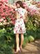 Красивое летнее платье с цветочным принтом, XL(50)