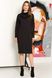 Чорна сукня прямого крою трикотажна, XL(50)