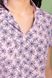 Летняя блузка с коротким рукавом розовая, S(44)