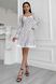 Приталена літня сукня міні білого кольору, XL(50)