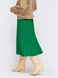 Плиссированная юбка миди зеленого цвета, 42-44